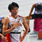 「陸上４x４００mR」日本代表　佐藤拳太郎
